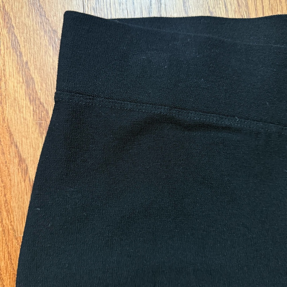 Eileen Fisher Washable Stretch Crepe Straight Pants in Black size L P petite - Picture 5 of 13